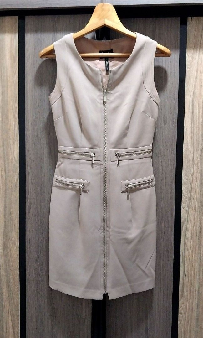 Laundry by Shelli Segal Beige Dress