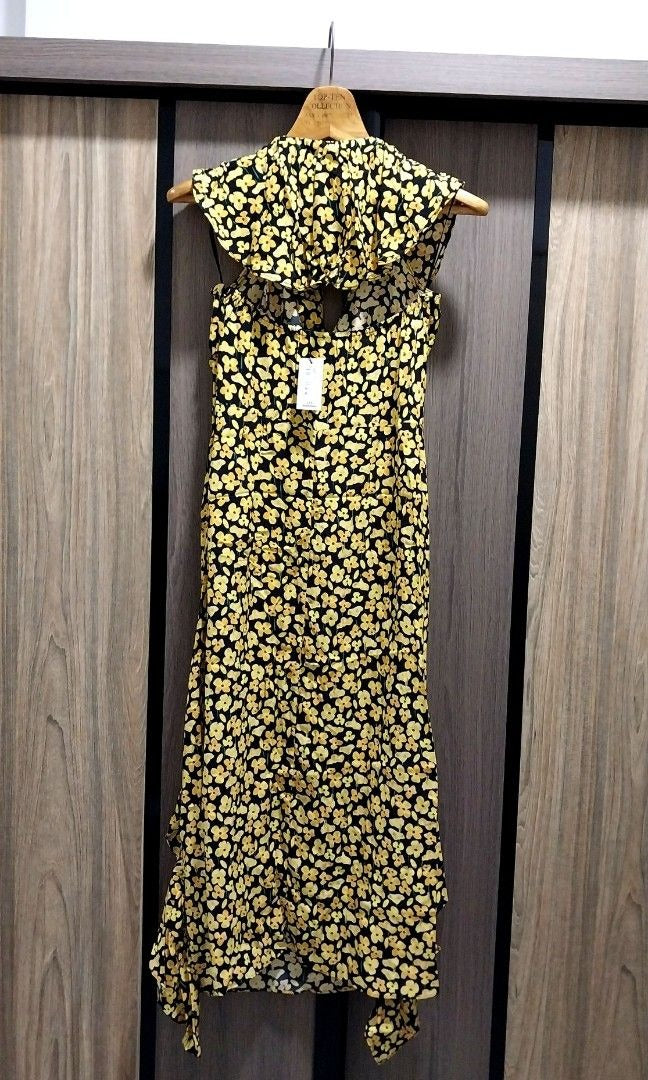 River Island Ruffle Cape Midi Dress