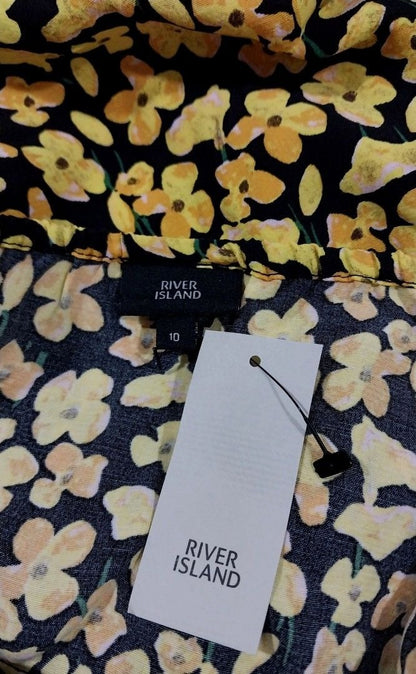 River Island Ruffle Cape Midi Dress