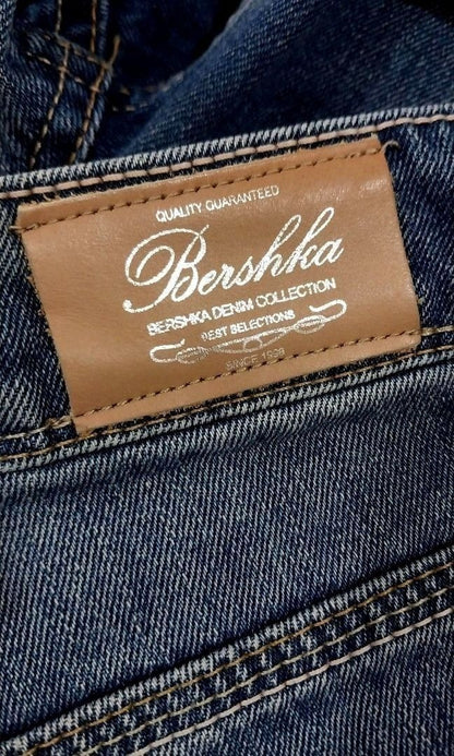 Bershka Roll Up Hem Boyfriend Shorts