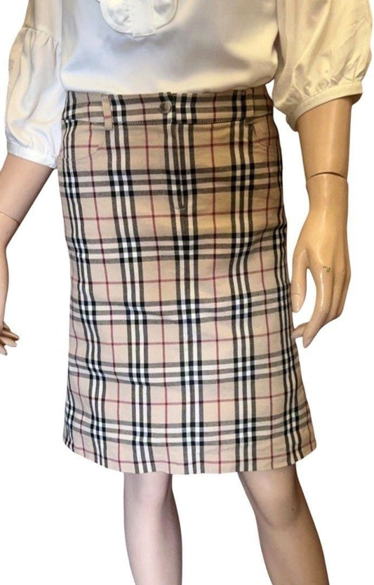Burberry Blue Label Nova Check Skirt