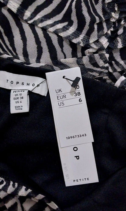 Topshop Petite Ruched Mini Dress