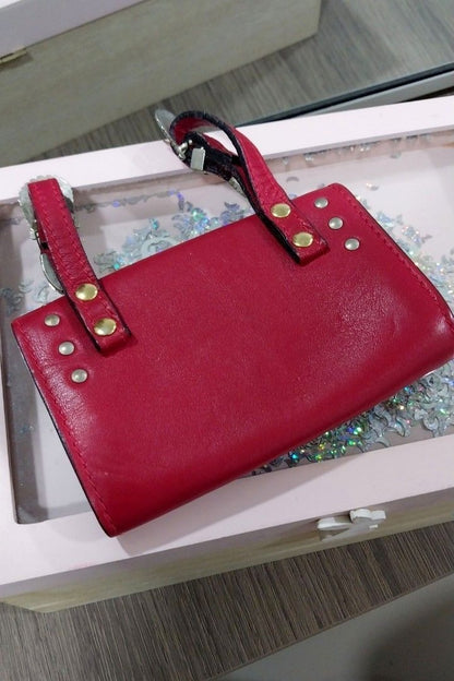 Vintage Versus Versace Leather Belt Purse|Wallet