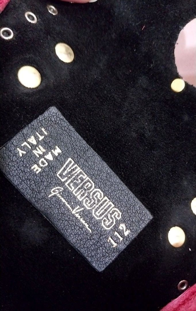 Vintage Versus Versace Leather Belt Purse|Wallet