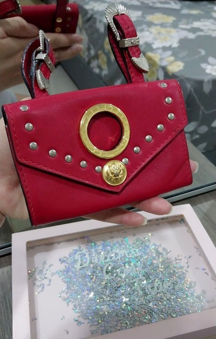 Vintage Versus Versace Leather Belt Purse|Wallet