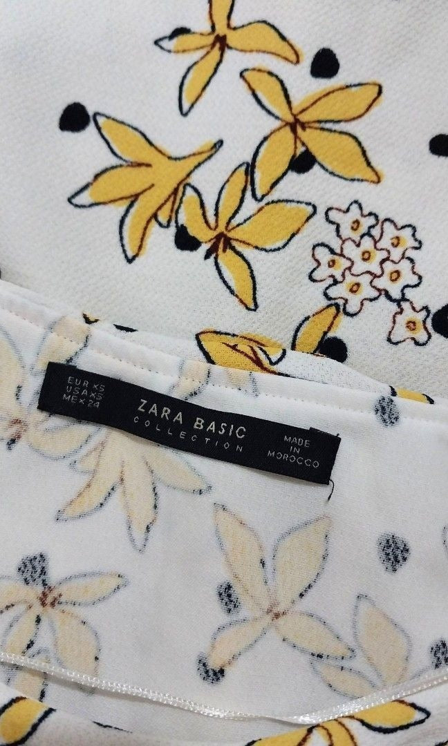 Zara Floral Crop Top
