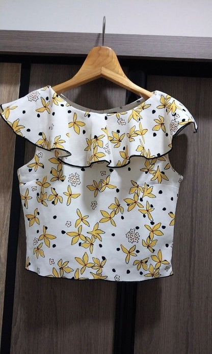 Zara Floral Crop Top