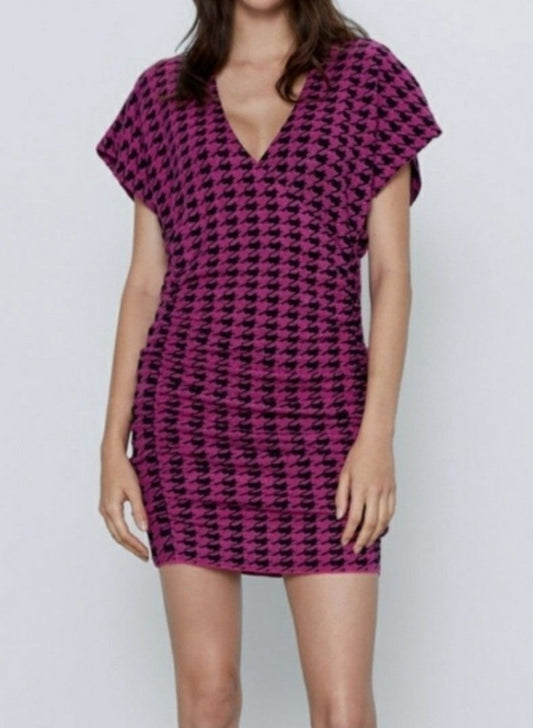 Zara V-Neck Fitted Dress