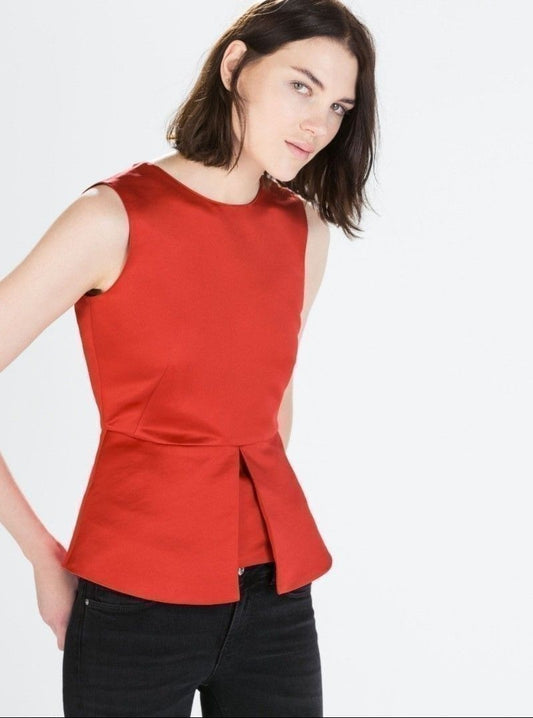 Zara Peplum Top